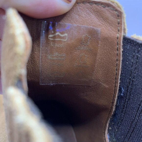 Patina Handmade Ankle Boot Womens Size 7 suede leather western cowgirl - Picture 9 of 12